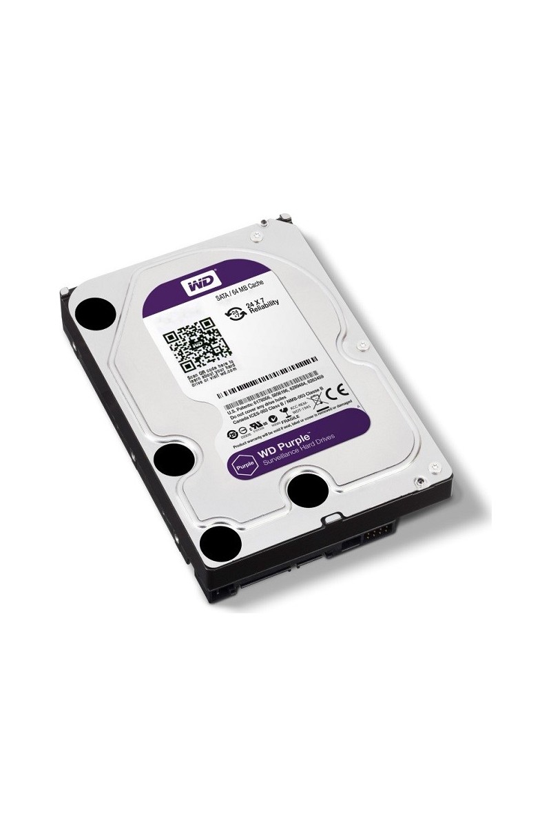 WD 3 Tb 3.5" intellipower Purple Av-Gp 64Mb Sata Wd30Purx