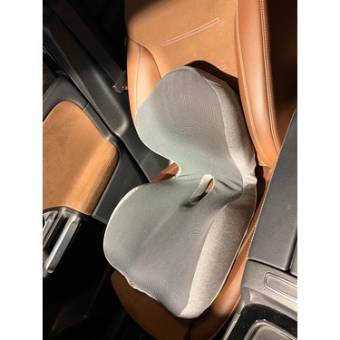 Whiteblanco WHITEBLANCO Viviendo Gri Comfort Plus Araç Ofis Oturma ve Sırt Dayama Yastığı Visko Ortopedik — 2. ürün görseli