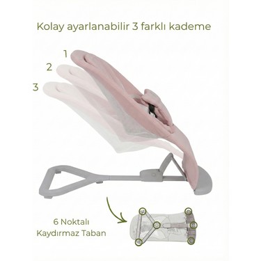 Will Will Bouncer Side Ana Kucağı - Pink & Ana Kucağı Oyuncağı - — 3. ürün görseli