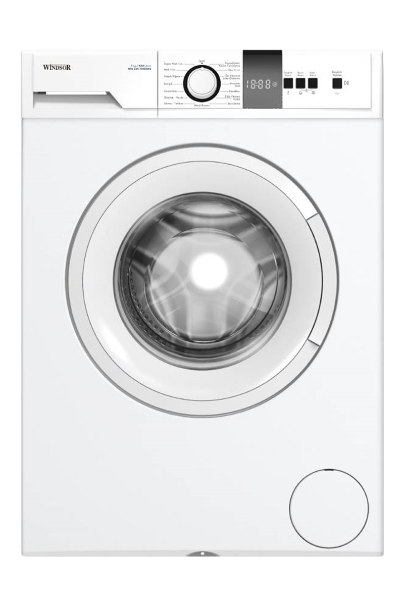 Windsor Cmı 70100W0 7 kg Beyaz Çamaşır Makinesi 1000 Devir A Enerji Sınıfı Ön Yıkama Özelliği