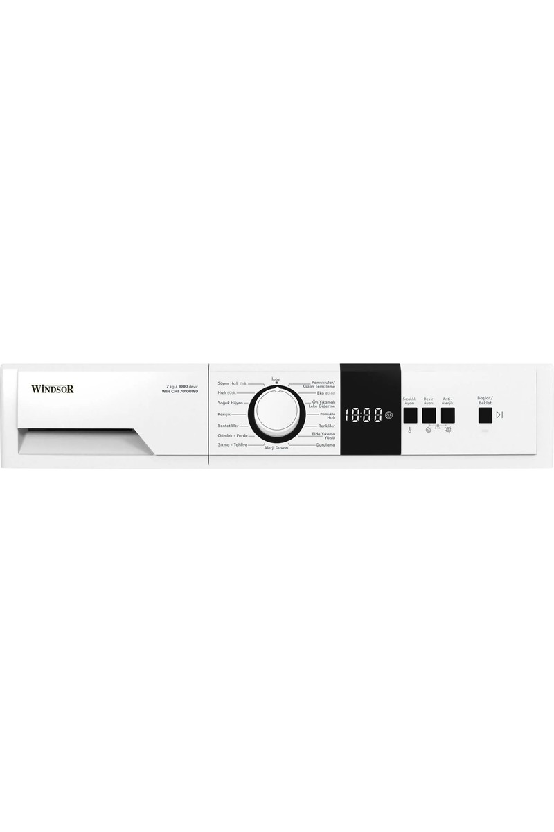 Windsor Windsor Cmı 70100W0 7 kg Beyaz Çamaşır Makinesi 1000 Devir A Enerji Sınıfı Ön Yıkama Özelliği — 3. ürün görseli