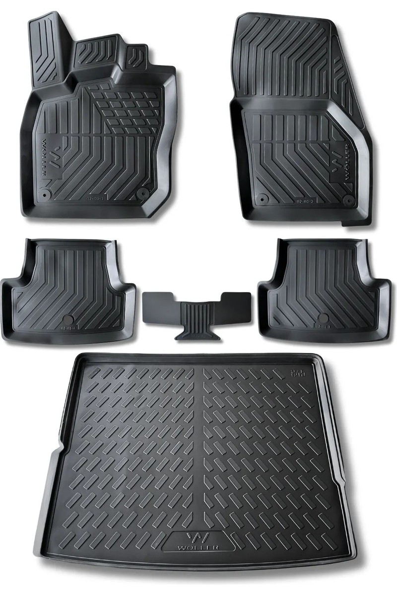 Wöller Wöller Volkswagen Tiguan Paspas Bagaj Havuzu Set 2024 2026 Arası Uyumlu 3d Ultraflex — 4. ürün görseli