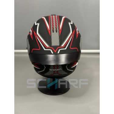 Wosen Wosen WS-202 Güneş Vizörlü Çene Açılır Kask Hafif ABS Kabuk ile Şık Tasarım L — 4. ürün görseli