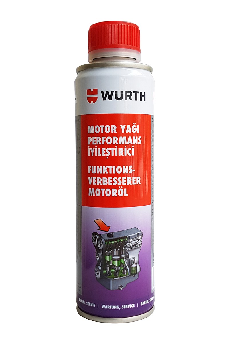 Würth Motor Yağı Katkısı - Performansı Artırıcı, 300 ml, Tüm