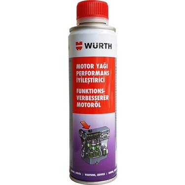 Würth Würth Motor Yağı Katkısı - Performansı Artırıcı, 300 ml, Tüm Benzinli ve Dizel Motorlar İçin Koruma fiyatı ve görseli