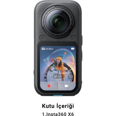 Insta360 X6 Standart Bundle 360° 8k Kamera | INSTA360 Türkiye Resmi Distribütör fiyatı ve görseli