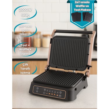 Yasomi Yasomi FS-100CG Profesyonel Tost Izgara ve Waffle — 3. ürün görseli