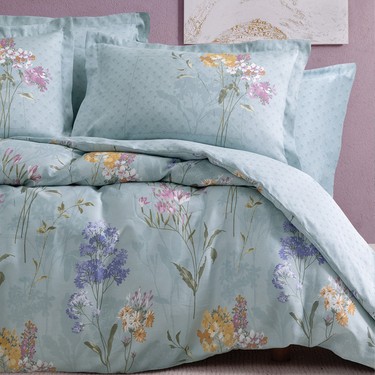 Yataş Yataş Alyssa Mint Renkli Çift Kişilik Ranforce Nevresim Seti 200 x 220 cm Çiçekli fiyatı ve görseli