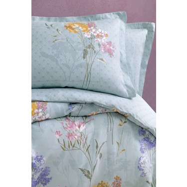 Yataş Yataş Alyssa Mint Renkli Çift Kişilik Ranforce Nevresim Seti 200 x 220 cm Çiçekli — 6. ürün görseli