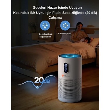 Youban Youban M03N 185M3 Hava Temizleme Makinesi Beyaz Hepa 13 Filtreli 3 Katmanlı — 4. ürün görseli