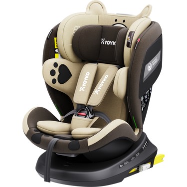 Yoyko Yoyko Bear 360 ° Dönebilir Yatabilir İSize 036 Kg Oto Koltuğu Isofıx/Sıp/Latch fiyatı ve görseli