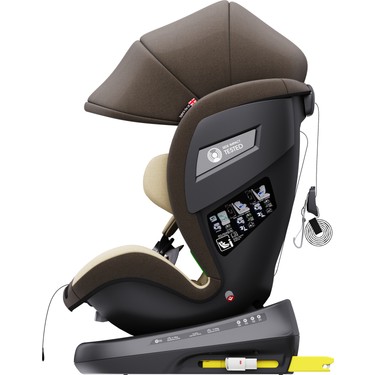 Yoyko Yoyko Bear 360 ° Dönebilir Yatabilir İSize 036 Kg Oto Koltuğu Isofıx/Sıp/Latch — 4. ürün görseli