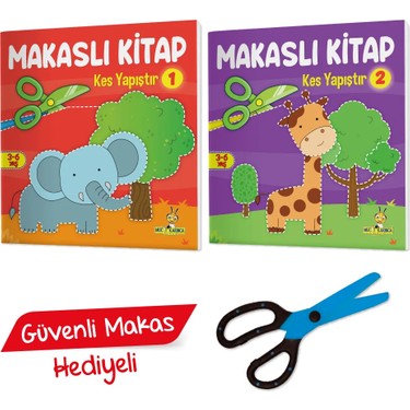 Yükselen Zeka Yükselen Zeka Kes Yapıştır - Makaslı Kitap Seti (Makas fiyatı ve görseli