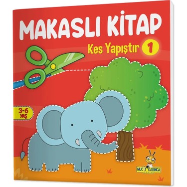 Yükselen Zeka Yükselen Zeka Kes Yapıştır - Makaslı Kitap Seti (Makas — 2. ürün görseli