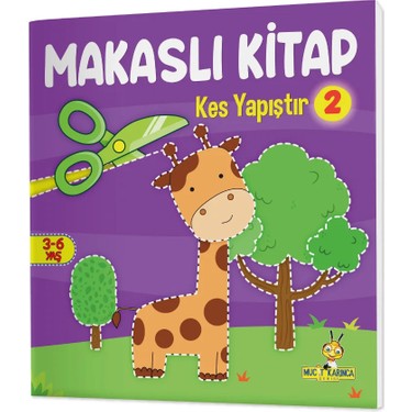 Yükselen Zeka Yükselen Zeka Kes Yapıştır - Makaslı Kitap Seti (Makas — 3. ürün görseli