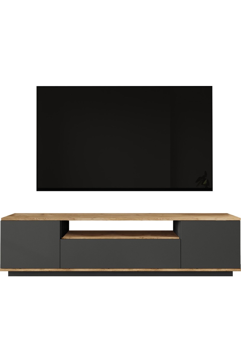 Yurupa Yurupa Aven Tv Ünitesi Tv Sehpası Kapaklı 180CM Çam-Antrasit Ave7-Aa — 3. ürün görseli