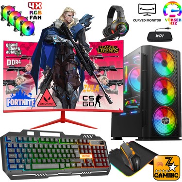 Zeiron Zeiron Ironhide X80 Ryzen 5 5500 32GB Ram 1tb M.2 SSD RX580 8gb 23.8" Oyuncu Masaüstü fiyatı ve görseli