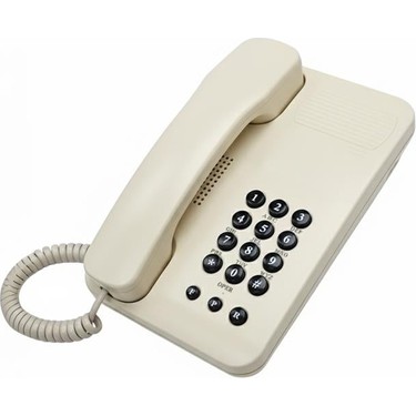 Zenviaa Zenviaa Botech TK-1020 Ekransız Masaüstü Analog Santral Uyumlu Telefon (Krem) fiyatı ve görseli