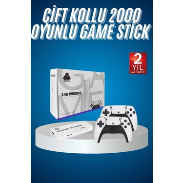 Zenviaa Zenviaa Mey Ithalat® 2.4 Ghz Oyun Konsolu Çift Konsol 4K Ultra Hd Game Stick fiyatı ve görseli