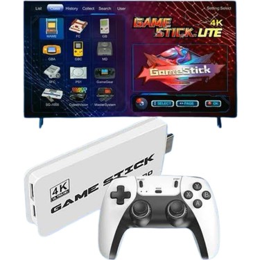 Zenviaa Zenviaa Mey Ithalat® 2.4 Ghz Oyun Konsolu Çift Konsol 4K Ultra Hd Game Stick — 5. ürün görseli