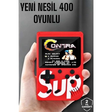 Zenviaa Zenviaa Mey Ithalat® Çocuklara Özel Sup 400 Oyunlu Mini Oyun Konsolu fiyatı ve görseli