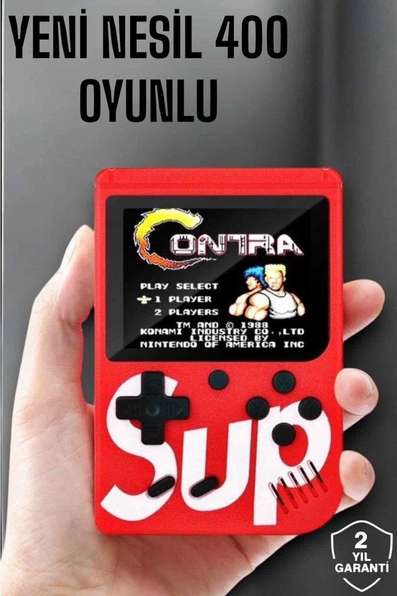Zenviaa Zenviaa Mey Ithalat® Çocuklara Özel Sup 400 Oyunlu Mini Oyun Konsolu — 6. ürün görseli