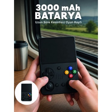 Zenviaa Zenviaa Mey Ithalat® Retro Taşınabilir Oyun Konsolu 3.5 Inç IPS Ekran 26 Emülatör Destekli fiyatı ve görseli