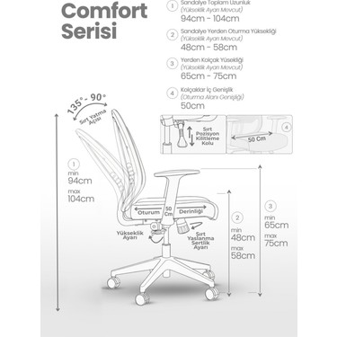 Zeon Büro Ofis Sistemleri Zeon Büro Ofis Sistemleri // Comfort Latte Ofis Çalışma — 5. ürün görseli