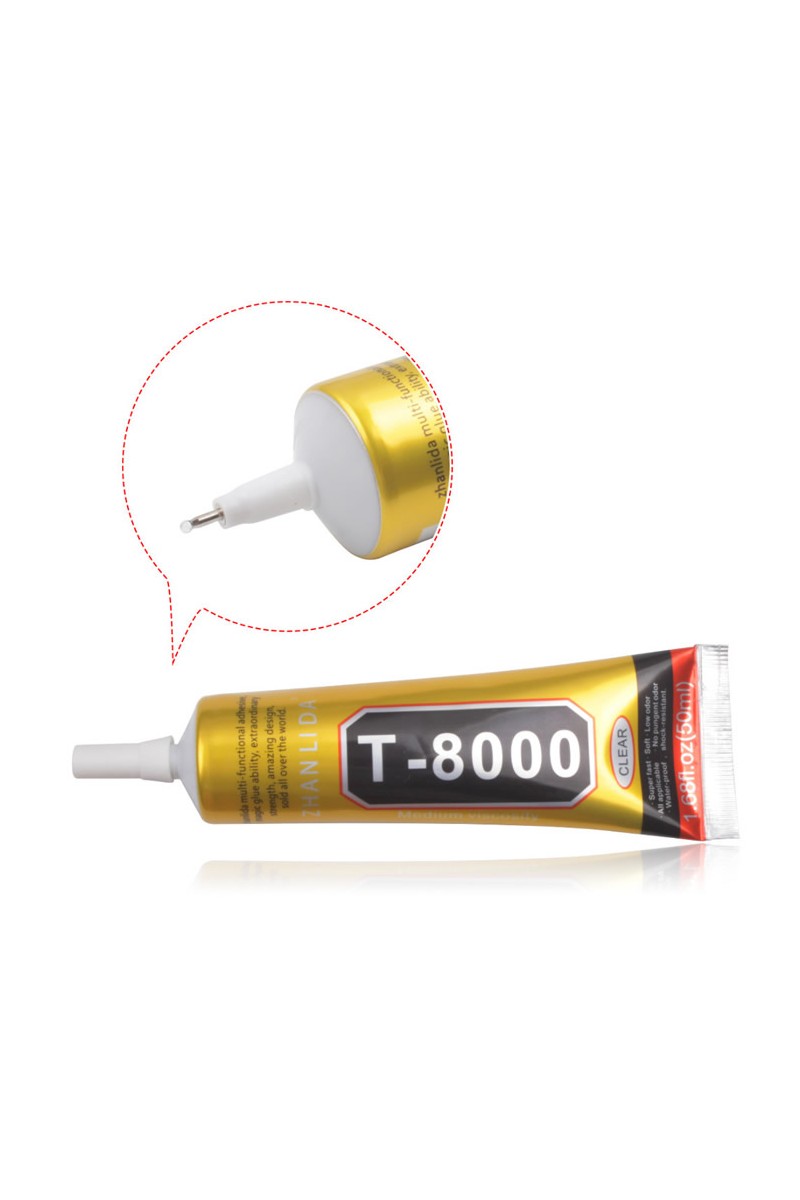 Zhanlida Zhanlida T-8000 50Ml Çok Amaçlı Yapıştırıcı Tutkal Cep Telefonu Çerçeve Cam Lens Onarım — 2. ürün görseli
