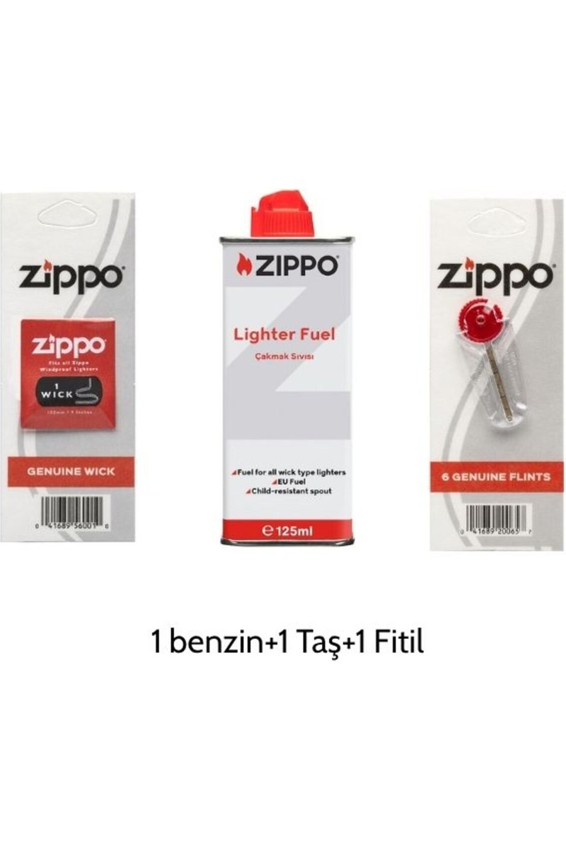 Zippo Zippo Çakmak Benzin + Taş + Fitil Seti — 2. ürün görseli