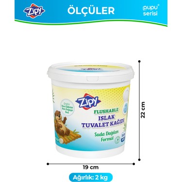 Zipy Zipy 500 Adetli Ultra Yumuşak 4 Katlı Suda Çözünen Islak Tuvalet Kağıdı %100 — 3. ürün görseli
