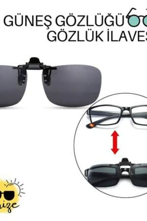 Güneş Gözlüğü Gözlük İlavesi Clip-On Polarize. Oto-Hırdavat ve Testereler.