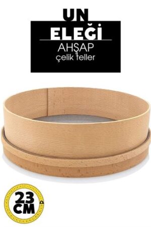 Ahşap Un Eleği 23 CM. Mutfak Ürünleri ve Mutfak Ekipmanları.