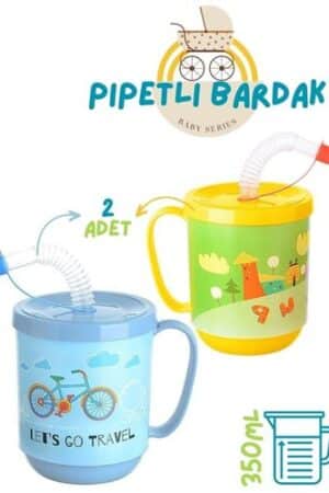 Pipetli Bardak 2 li Momma Design. Oto-Hırdavat ve Oto ve Hırdavat Ürünleri.