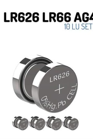 LR626 LR66 AG4 1.55V 10 Adet Alkaline Pil. Oto-Hırdavat ve Testereler.