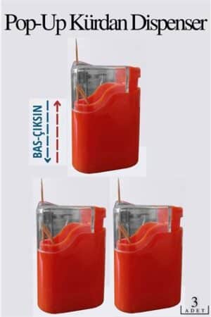 Otomatik Bas-Bırak Kürdanlık 3 lü Set. Oto-Hırdavat ve Testereler.