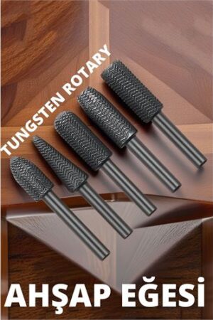 Tungsten Ahşap Oyma Şekillendirme 5 li Eğe Seti. Oto-Hırdavat ve Törpü ve Eğe Setleri.