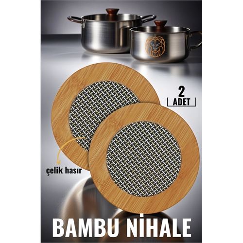 2 li Bambu Çelik Telli Nihale Falper Design. Mutfak Ürünleri ve Mutfak Ekipmanları. 2 li Bambu Çelik Telli Nihale Falper Design. Mutfak Ürünleri ve Mutfak Ekipmanları.
