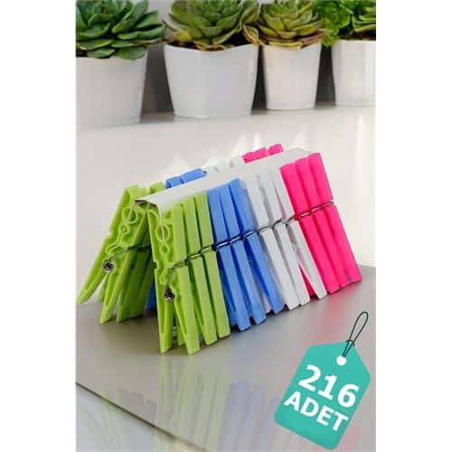 Plastik Çamaşır Mandalı 216 Adet. Ev Ürünleri ve Çamaşır Yardımcıları. Plastik Çamaşır Mandalı 216 Adet. Ev Ürünleri ve Çamaşır Yardımcıları.