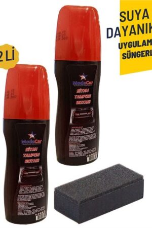 Suya Dayanıklı Siyah Tampon Boyası Uygulama Süngerli. Oto-Hırdavat ve Oto ve Hırdavat Ürünleri.
