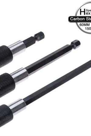 6 10 15 cm 3 lü Bits Uzatma Adaptörü. Oto-Hırdavat ve Tork ve Lokma Anahtar.