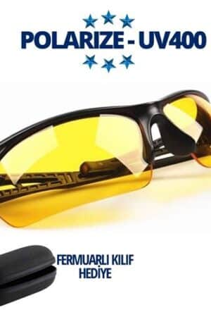 Polarize UV400 Sarı Camlı Güneş Gözlüğü. Kişisel Ürünler ve Kişisel Ürünler.