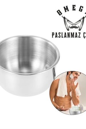 Omega Paslanmaz Çelik Tıraş Tası. Oto-Hırdavat ve Oto ve Hırdavat Ürünleri.