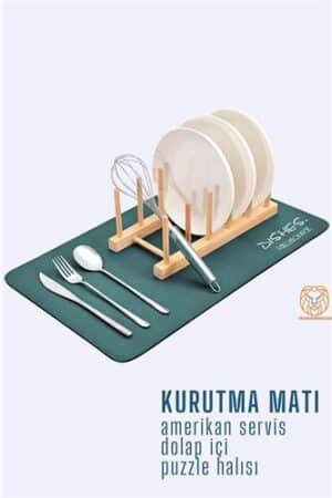Bulaşık Durulama Kurutma Matı Süzücü Emici D.Reohouri Design. Mutfak Ürünleri ve Bulaşık Yardımcıları.