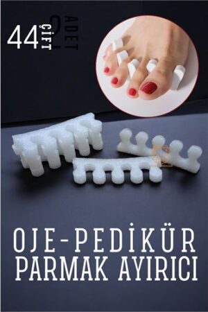 Oje Parmak Ayırıcı Pedikür Süngeri 44 Çift. Kişisel Ürünler ve El Tırnak Bakım ve Aksesuarlar.