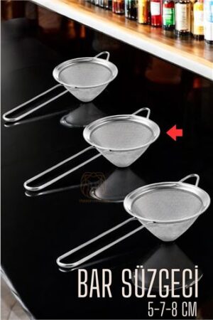 Bar Süzgeci Bar Strainer 3 Boy Set 5 7 8 cm. Mutfak Ürünleri ve Mutfak Ekipmanları.