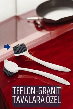 Teflon ve Granit Tava Tencere Fırçası Silikon Teflon Fırçası. Mutfak Ürünleri ve Mutfak Ekipmanları.