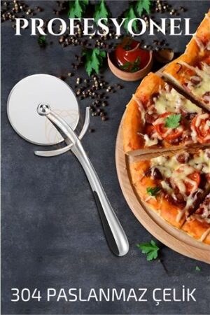 Pizza Kesici 304 Paslanmaz Çelik Mink Design. Mutfak Ürünleri ve Pizza Pide Tepsileri.