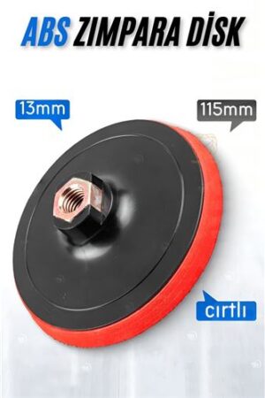 115 mm Cırtlı Zımpara Disk Pasta Cila Sünger Tabanı. Oto-Hırdavat ve Oto ve Hırdavat Ürünleri.