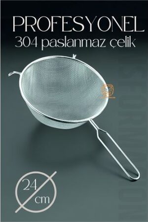 24 Cm Süzgeç 304 Paslanmaz Çelik. Mutfak Ürünleri ve Mutfak Ekipmanları.
